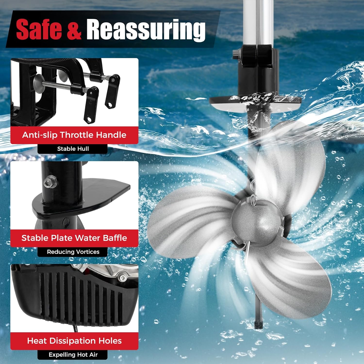 4HP Outboard Motor, 4 Stroke 5 - Fishing Boat Outboard Motor recension och pris
