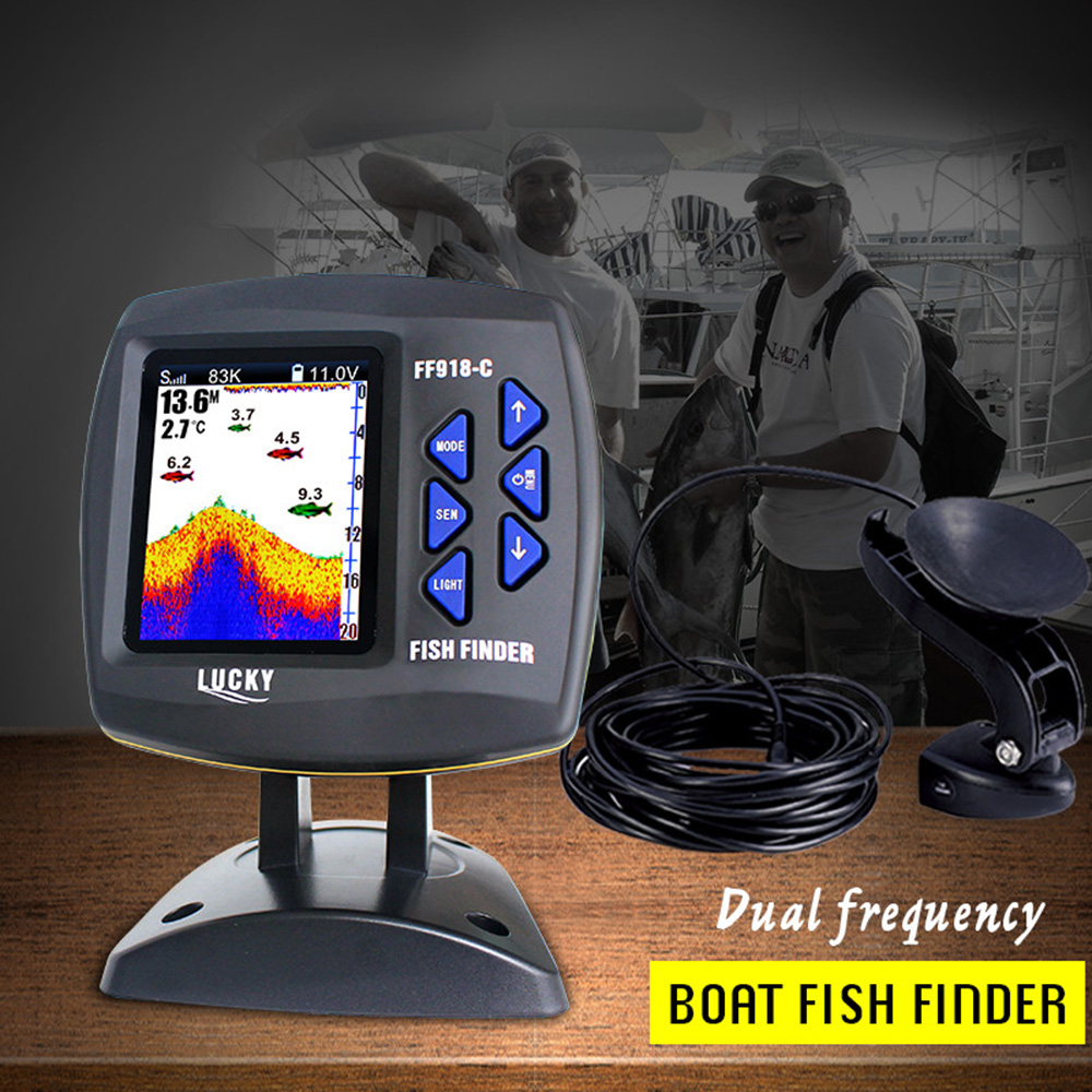 FF918-C100DS Color Screen Wire - Fishing Boat Depth Finder recension och pris