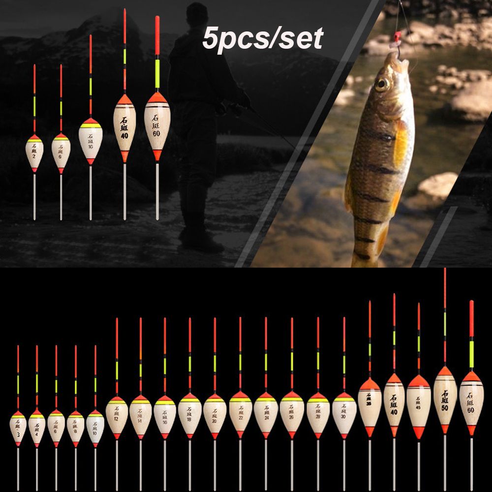5pcs Fishing Floats Balsa Wood - Fishing Boat Oar recension och pris