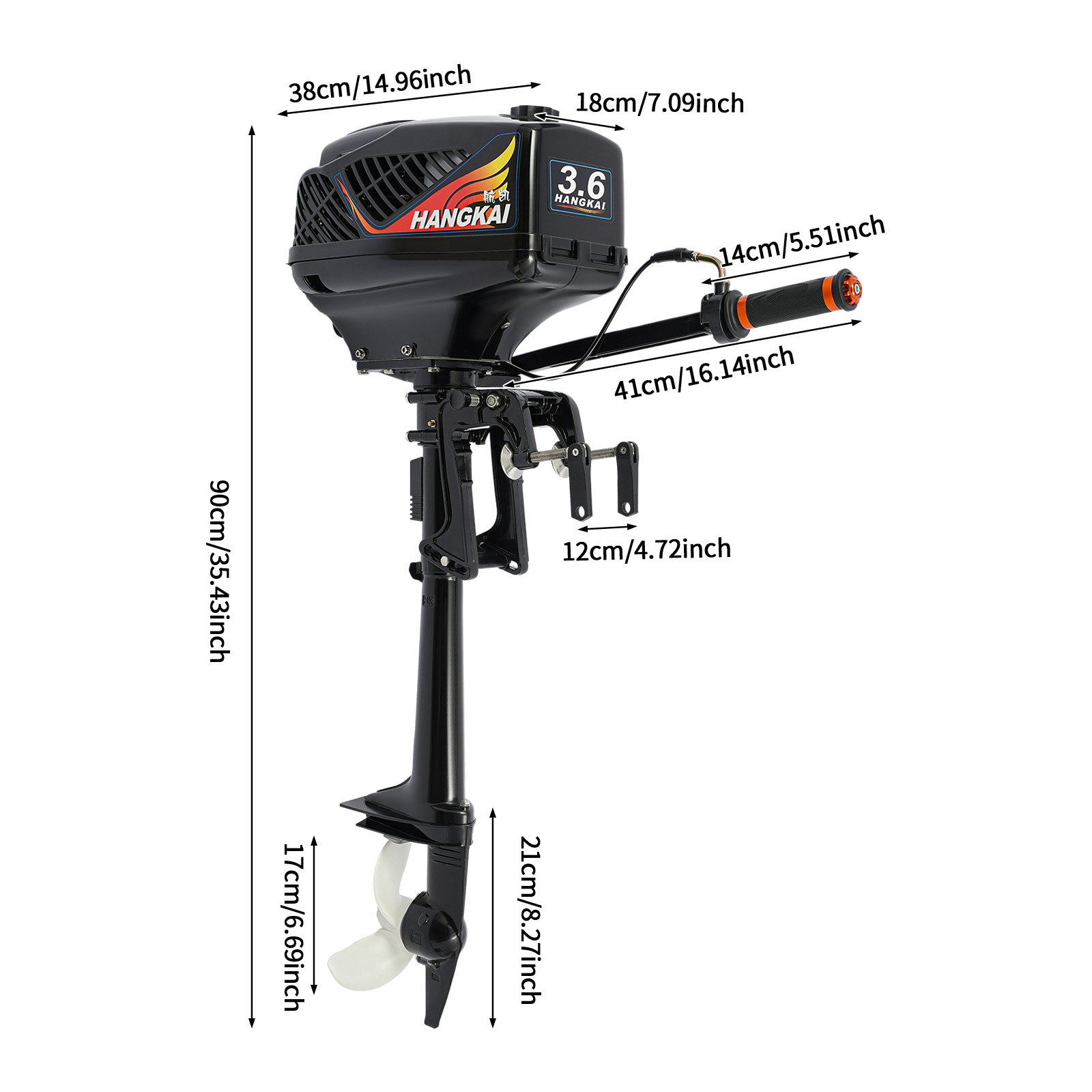Outboard Motor, Gasoline Outbo - Fishing Boat Outboard Motor recension och pris