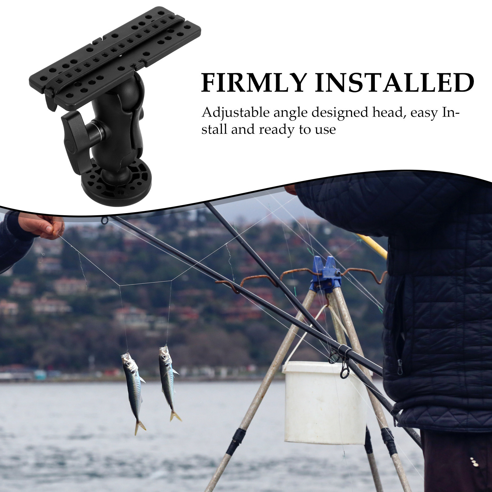 Boat Fish Finder Holder Mount  - Fishing Boat Depth Finder recension och pris
